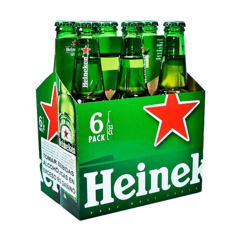 Cerveza Heineken Six Pack 330ml