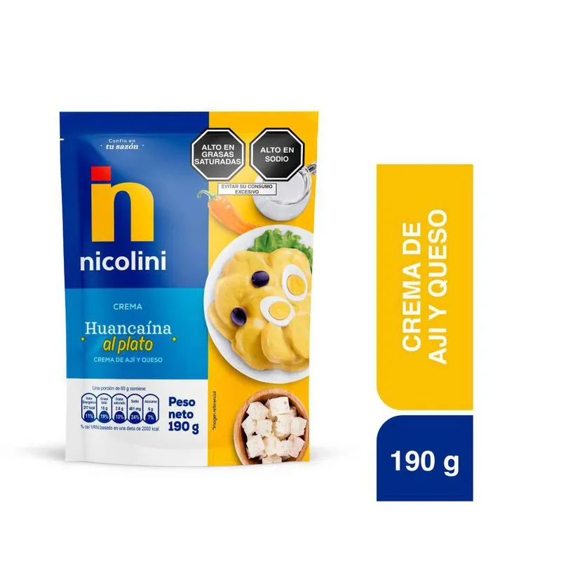 Crema Huancaina Nicol. 190g