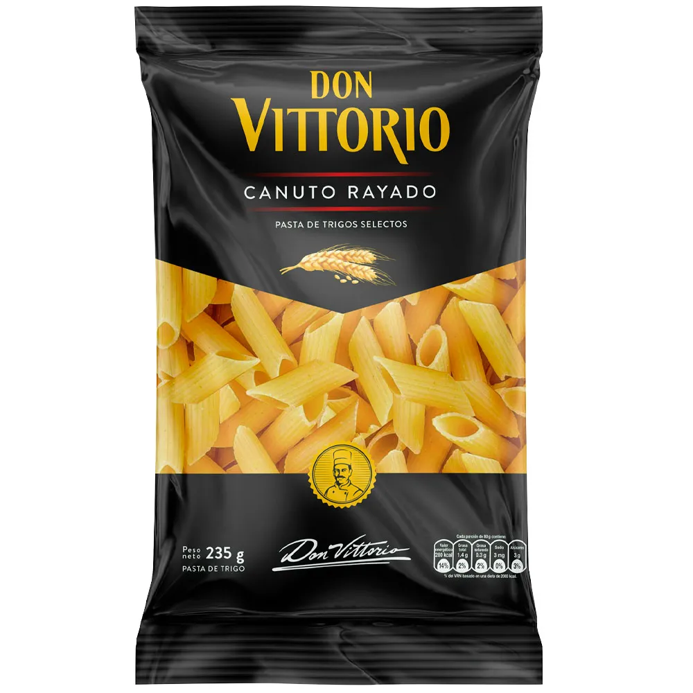 Fideos Don Victorio Canuto Rayado 250g